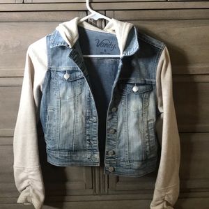 cropped denim jacket